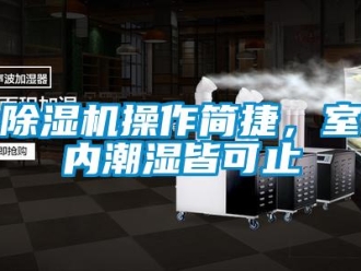 企業新聞除濕機操作簡捷，室內潮濕皆可止