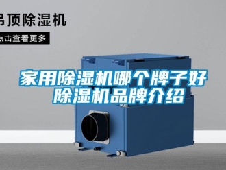 企業新聞家用除濕機哪個牌子好 除濕機品牌介紹