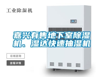 行業(yè)新聞嘉興有售地下室除濕機(jī)、濕達(dá)快速抽濕機(jī)