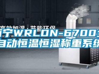 知識百科南寧WRLDN-6700全自動恒溫恒濕稱重系統