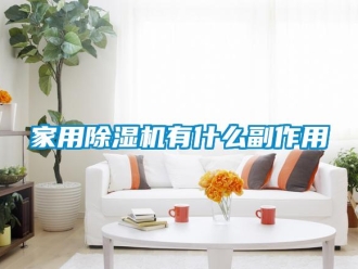 行業新聞家用除濕機有什么副作用