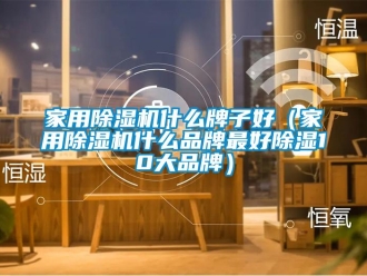 企業新聞家用除濕機什么牌子好（家用除濕機什么品牌最好除濕10大品牌）
