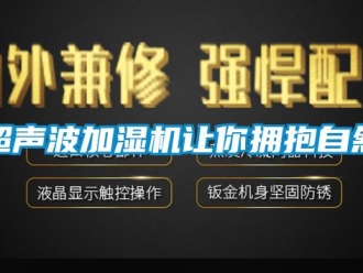 企業(yè)新聞超聲波加濕機(jī)讓你擁抱自然