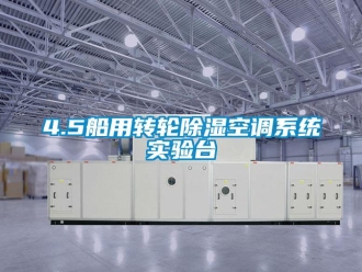 企業(yè)新聞4.5船用轉(zhuǎn)輪除濕空調(diào)系統(tǒng)實驗臺