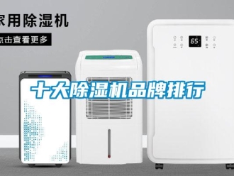 企業新聞十大除濕機品牌排行
